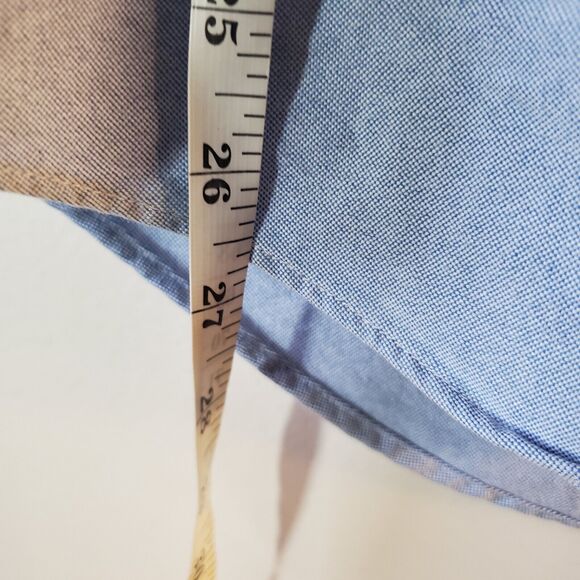 POLO RALPH LAUREN MULTI PONY CLASSIC FIT SHORT SLEEVE OXFORD SHIRT LIGHT BLUE M - Picture 6 of 9